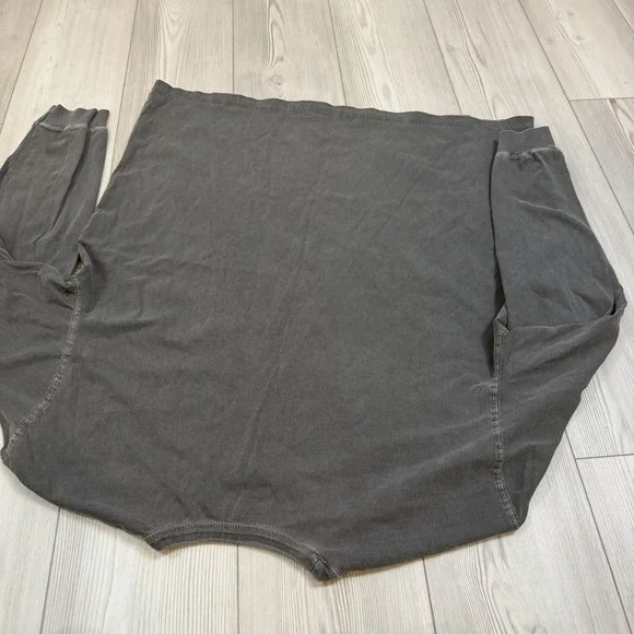 Coach Men's XL Bear Graphic Relaxed Long Sleeve T-Shirt Gray & Purple Cotton - Picture 11 of 11